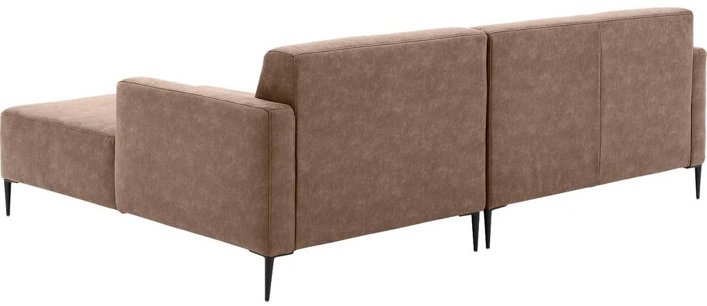 Goossens Key West antraciet, micro leer, 2-zits, modern design