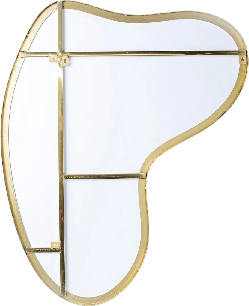 Organische Spiegel Messing - 110x120cm