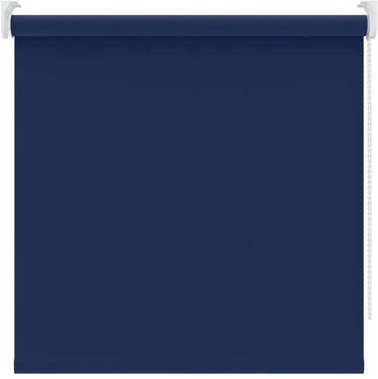 Rolgordijn verduisterend - blauw - 210x190 cm - Leen Bakker