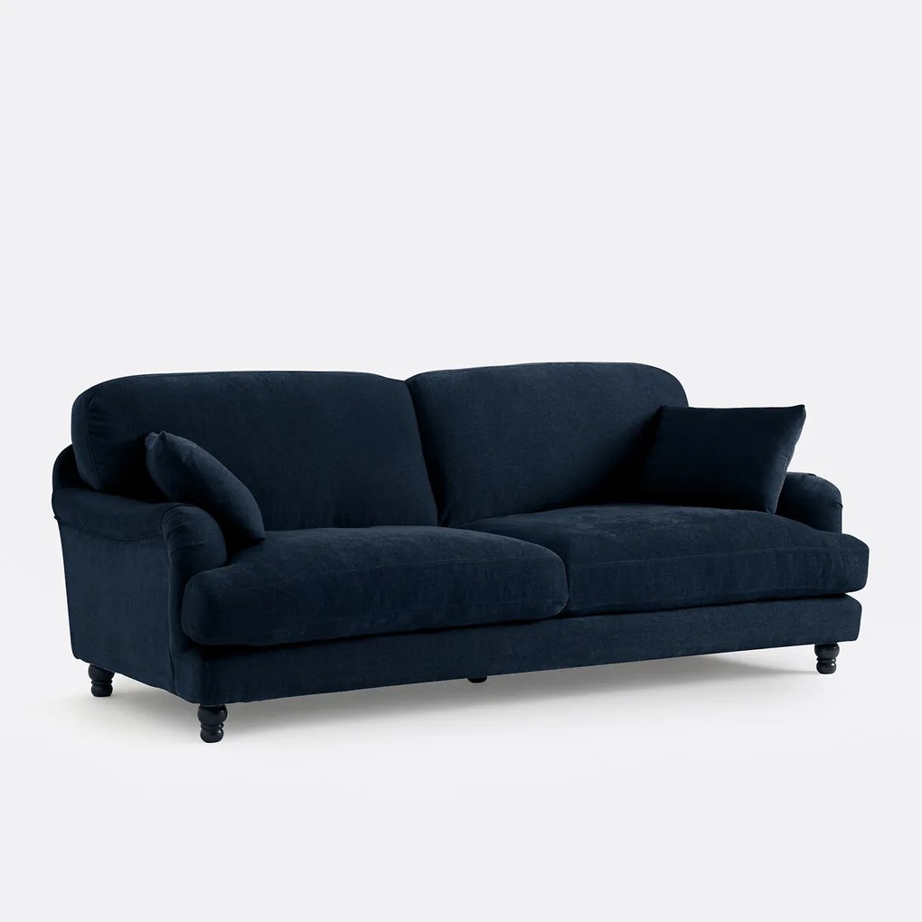 3 of 4-zitsbank van mêlée polyester, Noon