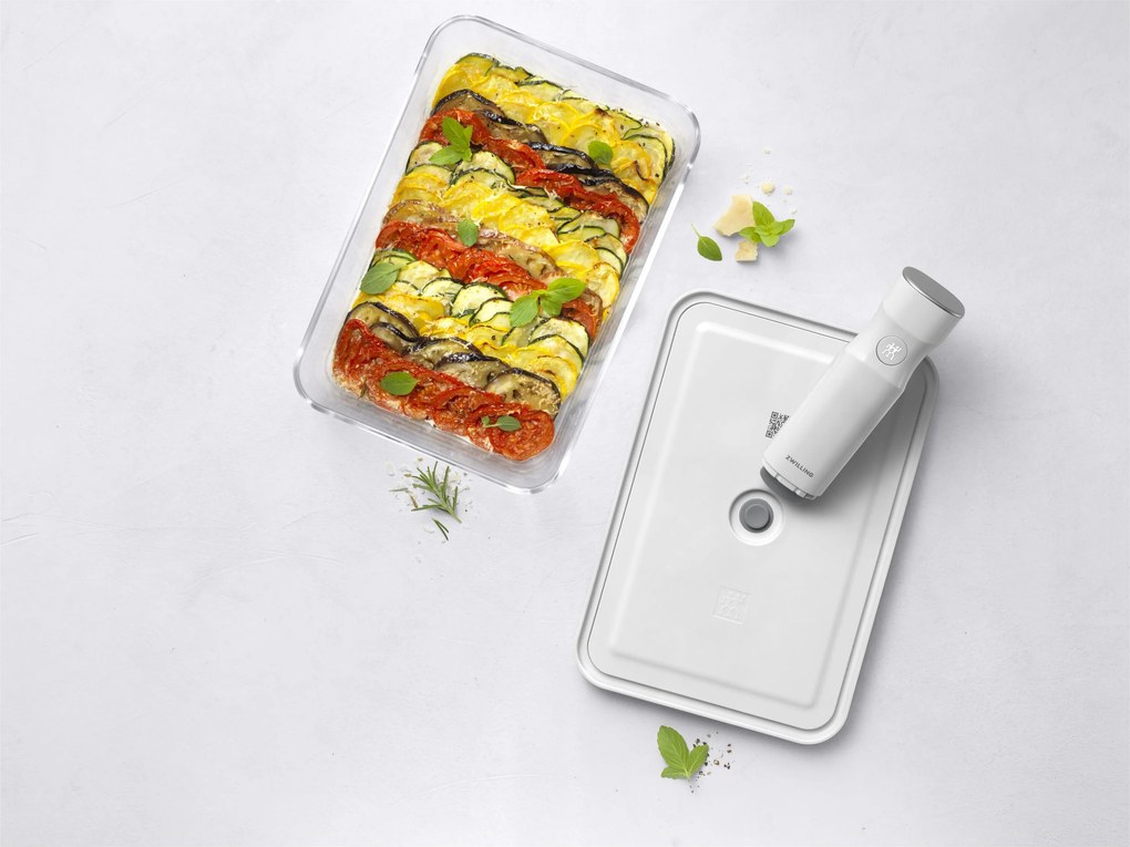 ZWILLING Fresh & Save Vacuüm gratinschotel, Glas, Grijs - Fresh & Save - ZWILLING