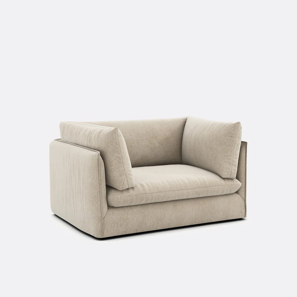 Fauteuil XL in mêlee stof Malo