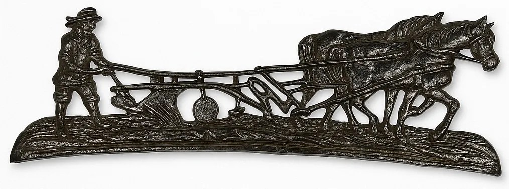 Ploegende Boer Muurdecoratie Large