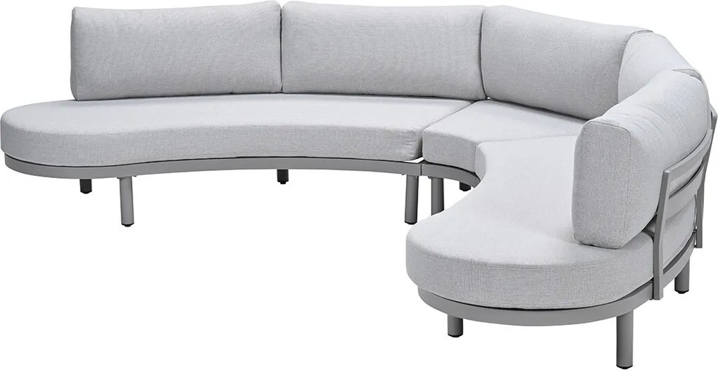 Garden Impressions Mallorca loungeset 3-delig - taupe