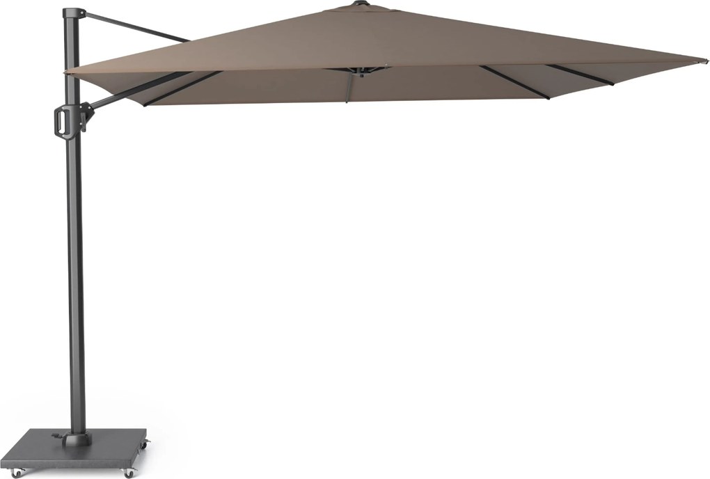 Platinum Challenger zweefparasol 3x3m T1 premium (excl. voet) Havana