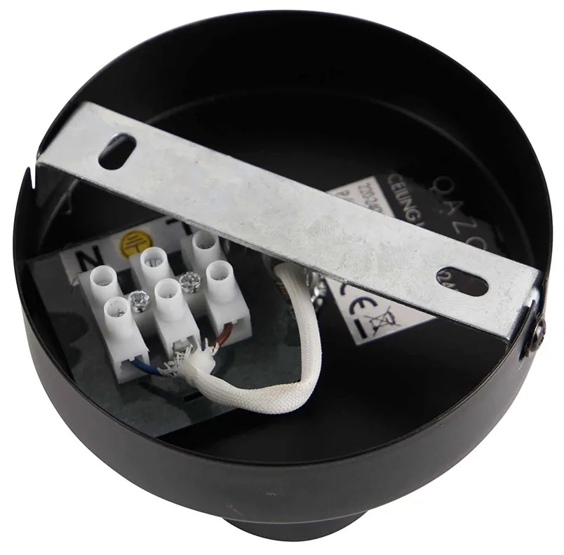 Smart plafondlamp zwart incl. Wifi G95 - Facile