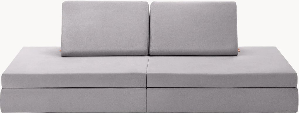 Handgemaakte modulaire fluwelen speelbank Mila