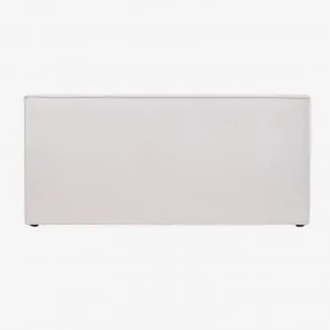 Chenille Stoffen Hoofdeinde Lunari Gebroken Wit Chenille & 200 - Sklum