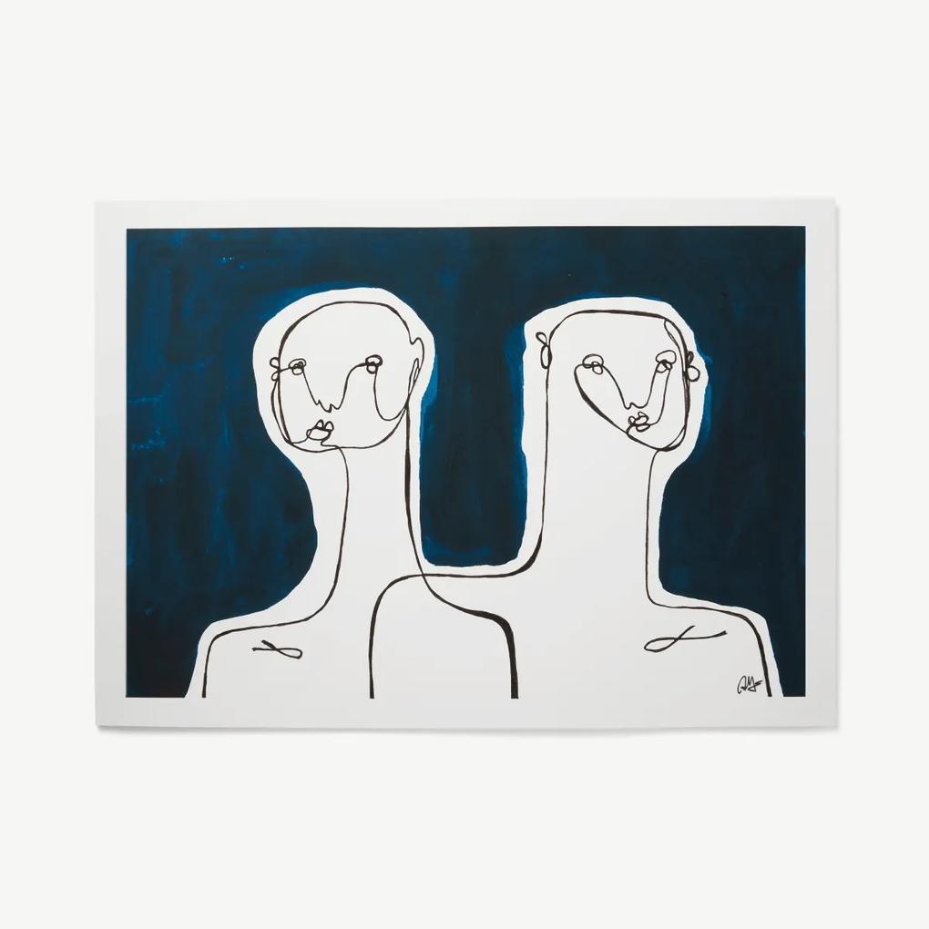 Together door Anna Moerner, print, 100 x 70 cm
