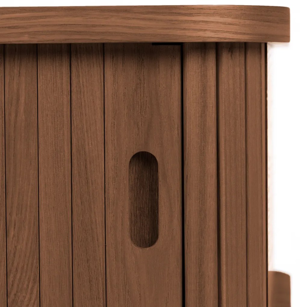 Zuiver Barbier Walnut Retro Nachtkastje Walnoot - 45x45x59cm.