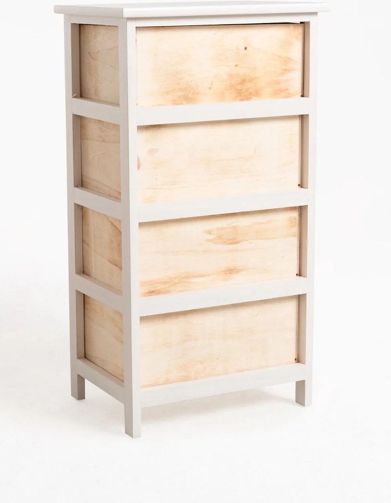 Hulpmeubilair Egle Wit, breed, 4 laden