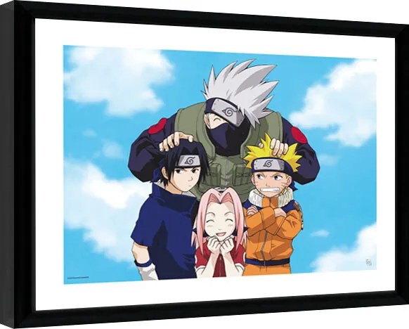 Ingelijste poster Naruto Shippuden - Photo Team 7