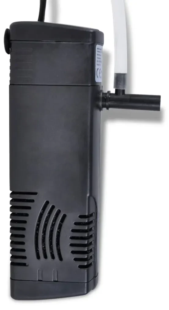 vidaXL Aquariumfilterpomp met actief koolstof 300 L/u