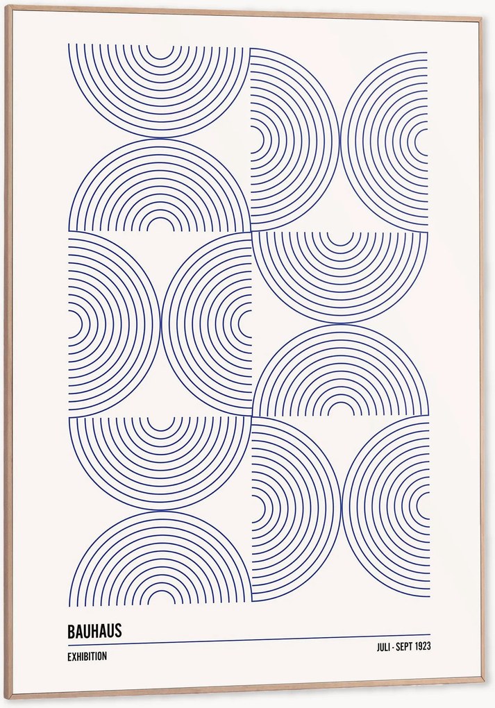 Ingelijste digitale print Bauhaus
