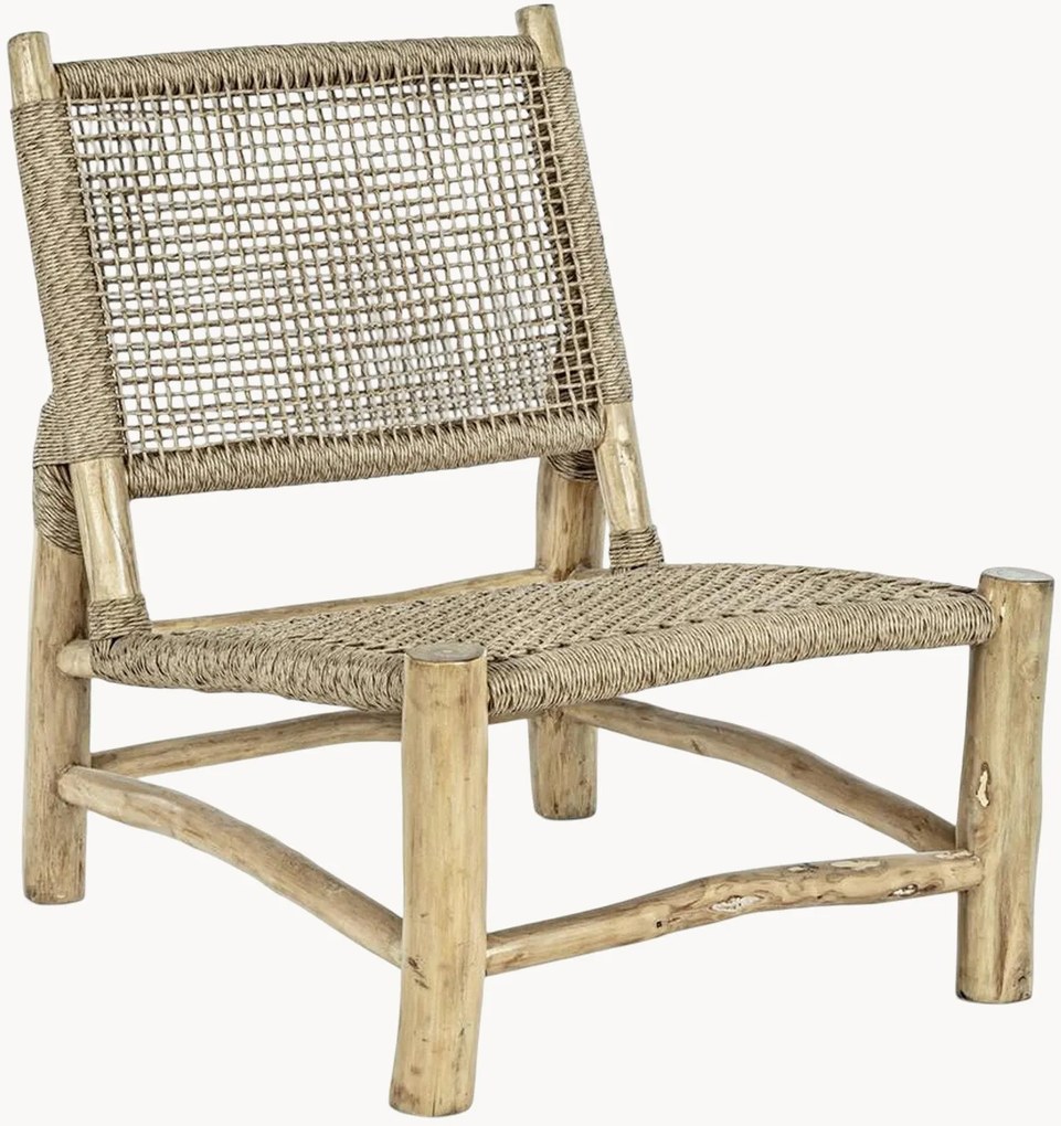 Tuin loungefauteuil Lampok van teakhout