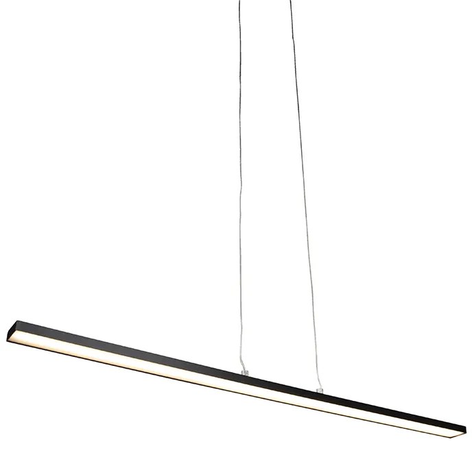 Moderne hanglamp zwart 90 cm incl. LED - Banda