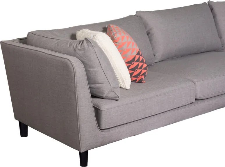 Hoekbank - Samba - rechts - stof Inari lichtgrijs 91