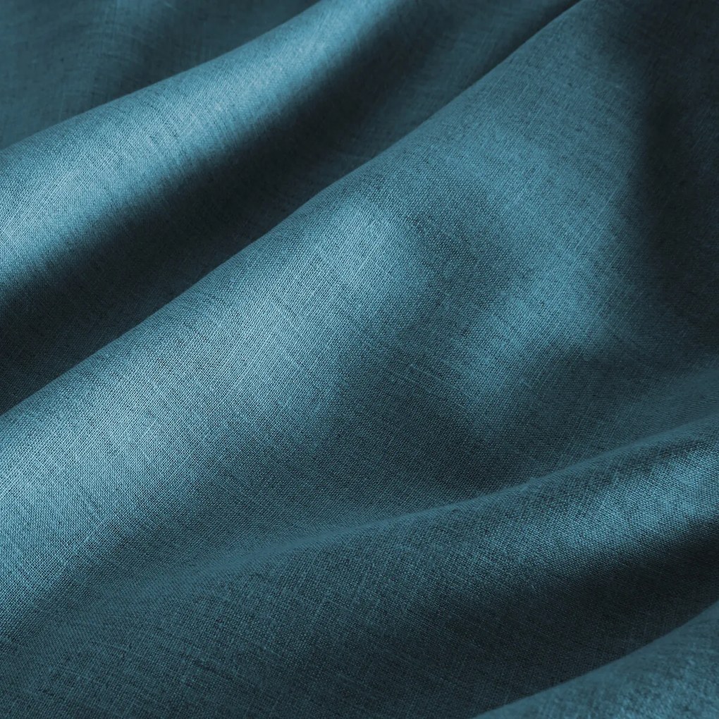 Verduisteringsgordijn van gewassen linnen, oogjes, Private