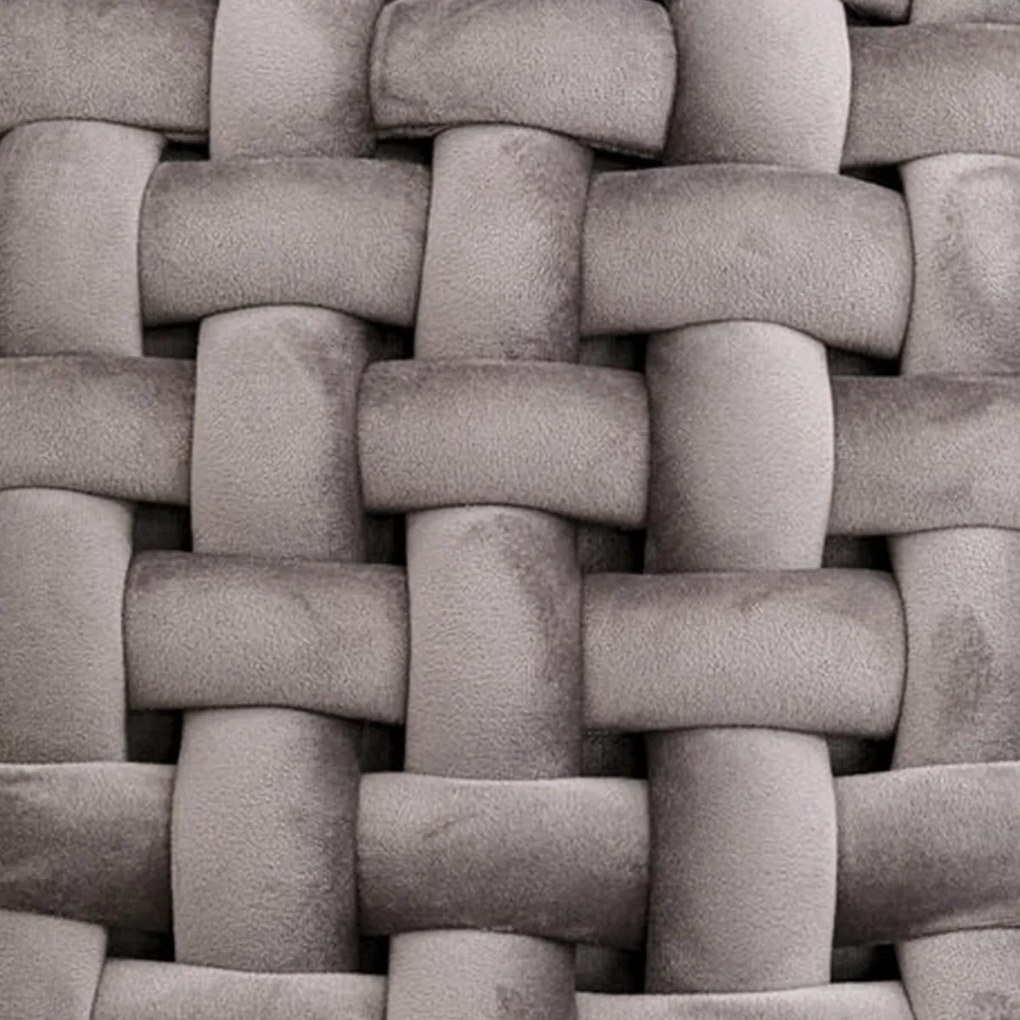 Grijs Bankje Gewoven Fluweel