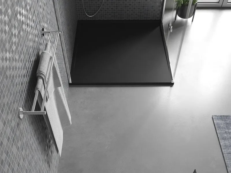 Mexen Amon vierkante douchebak SMC 100 x 100 cm, zwart - 4F701010
