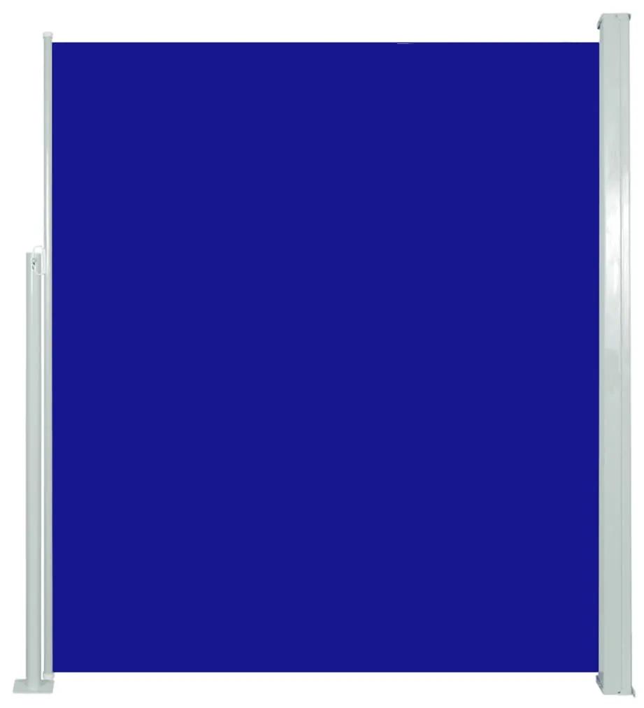vidaXL Tuinscherm uittrekbaar 160x500 cm blauw