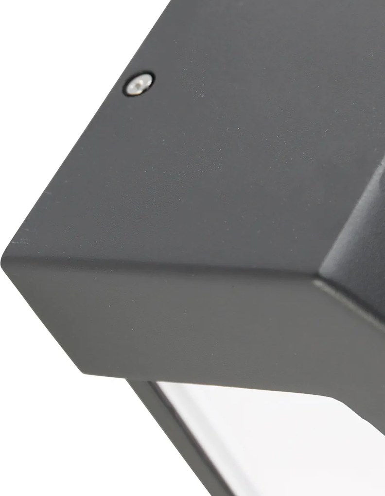 Moderne wandlamp antraciet IP44 - Hurricane 1