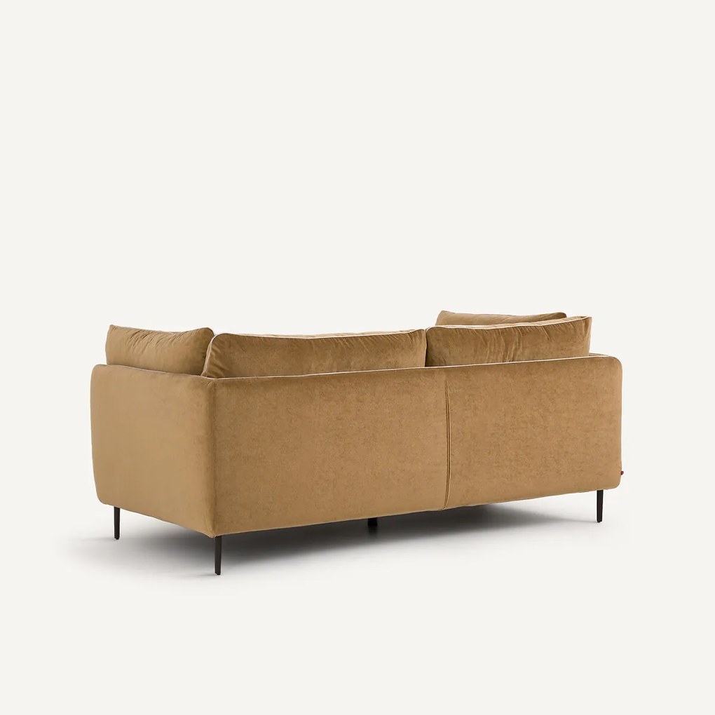 Compacte bank in linnen fluweel, BOTERO