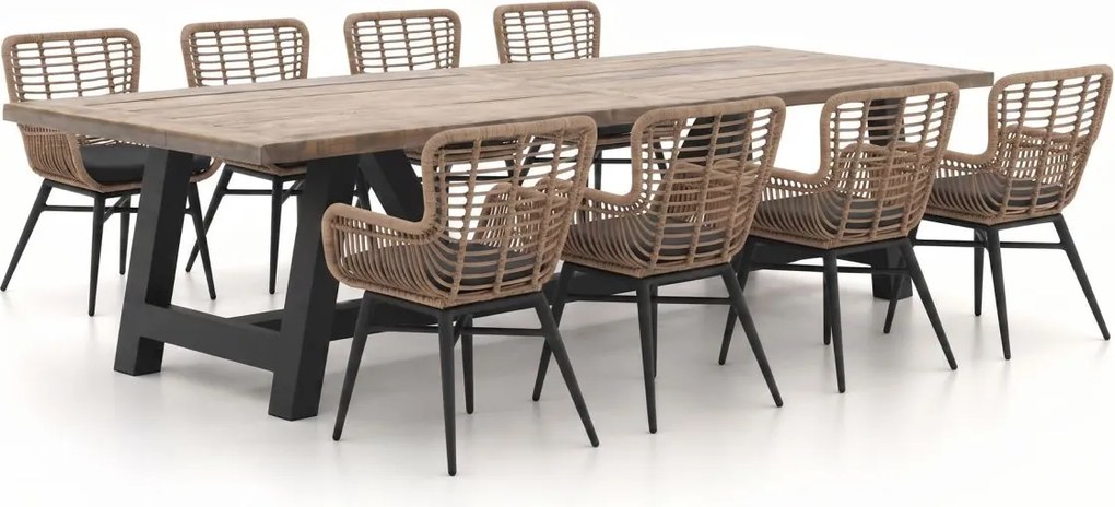 + 10% kassakorting | Diningset Intenso  | 8 personen | Tuinset teakhout | 9-delig | Kees Smit Tuinmeubelen