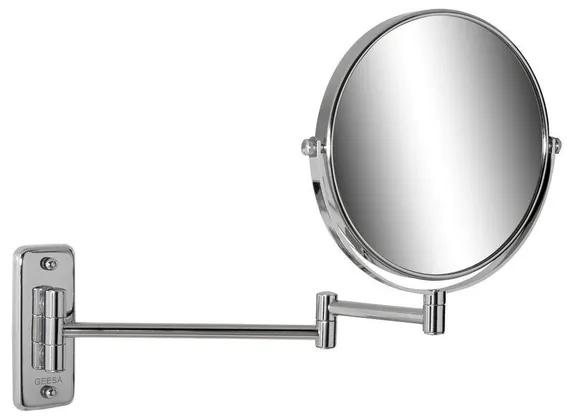 Geesa Mirror Scheerspiegel 2-armig 5x vergrotend ø 200 mm Chroom 911076