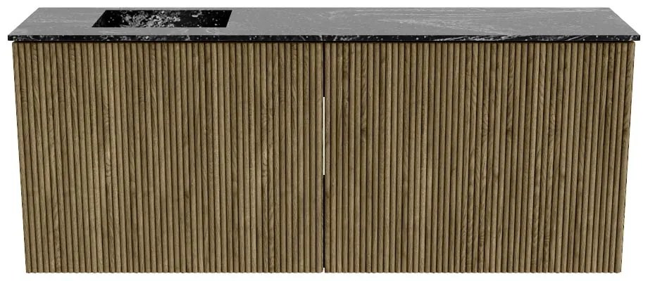 Mondiaz Joya DLux 100cm toiletmeubel dusk met wastafel faye links zonder kraangat lava