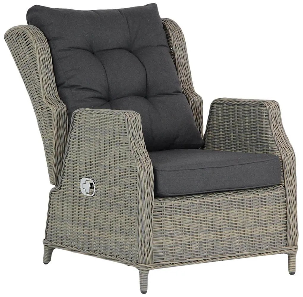 Stoel en Bank Loungeset 5 personen Wicker Taupe  Garden Collections Chicago