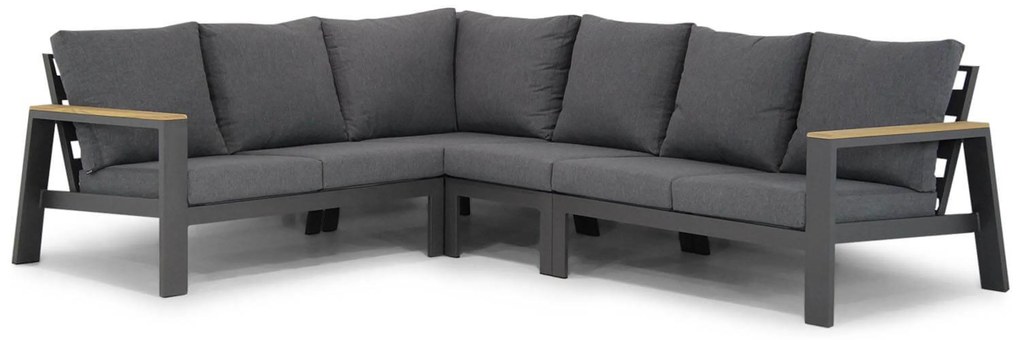 Hoek loungeset 6 personen Aluminium Grijs Lifestyle Garden Furniture Marietta