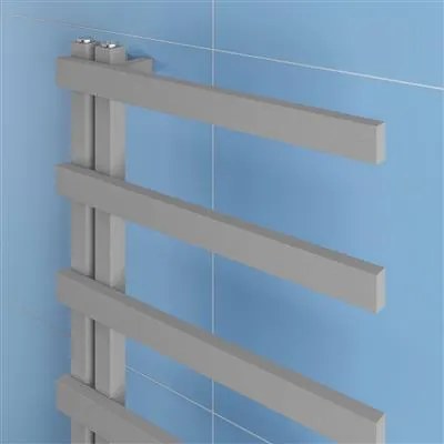 Eastbrook Platani handdoekradiator 50x80cm 339W grijs mat