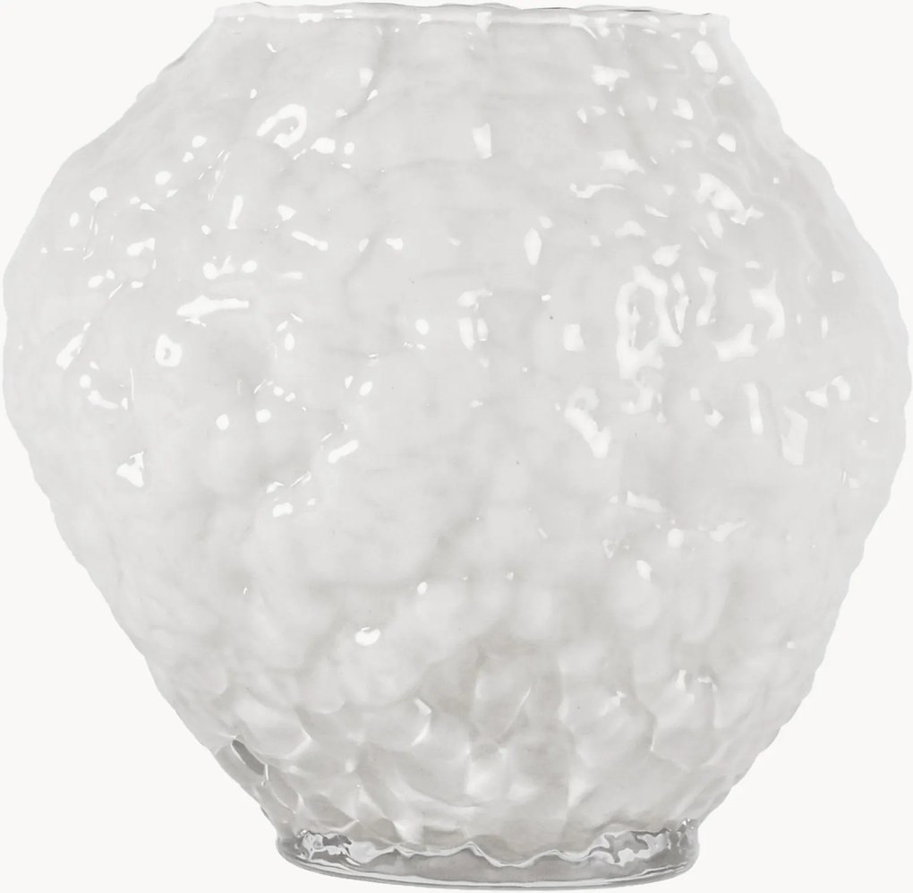 Mondgeblazen glazen vaas Corallo, H 8 cm