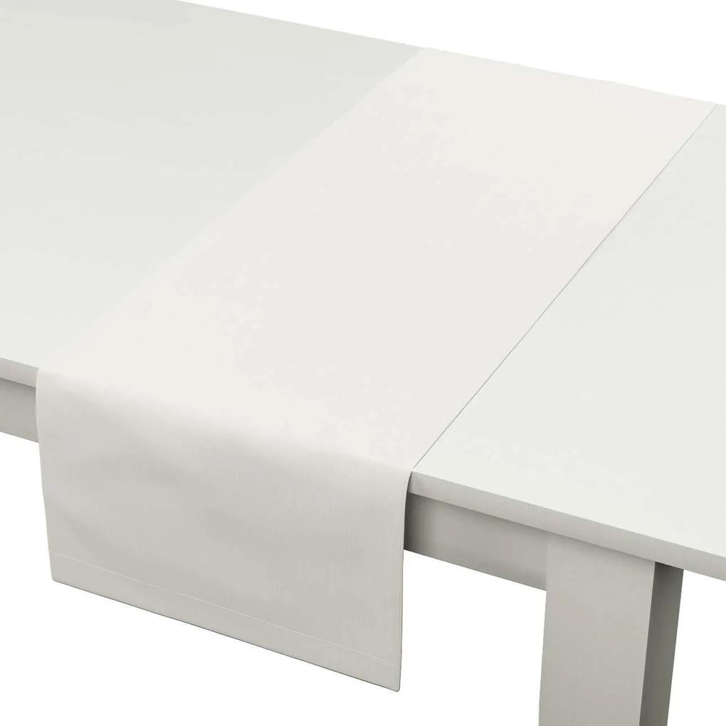Dekoria Rechthoekige tafelloper collectie Cotton Panama wit 40 × 130 cm