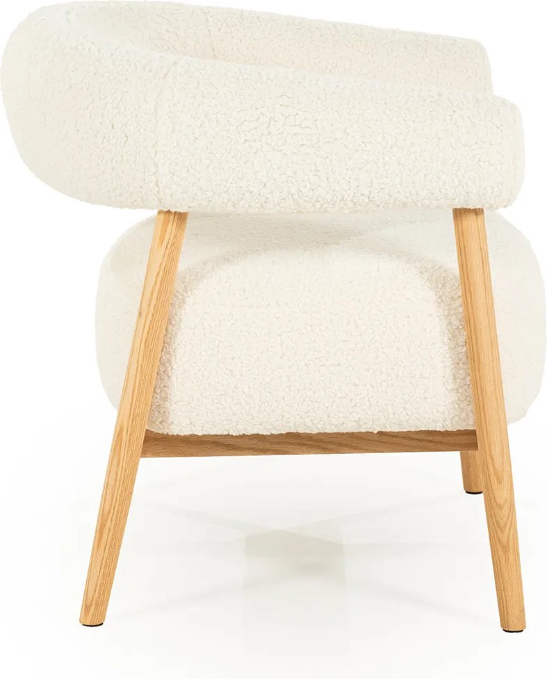 Fauteuil Eiken Frame Beige