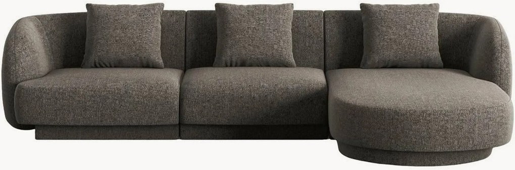 Chenille hoekbank Tulum