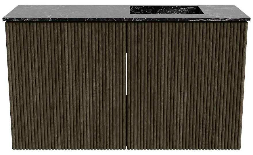 Mondiaz Joya DLux 70cm toiletmeubel shadow met wastafel faye rechts 1 kraangat lava