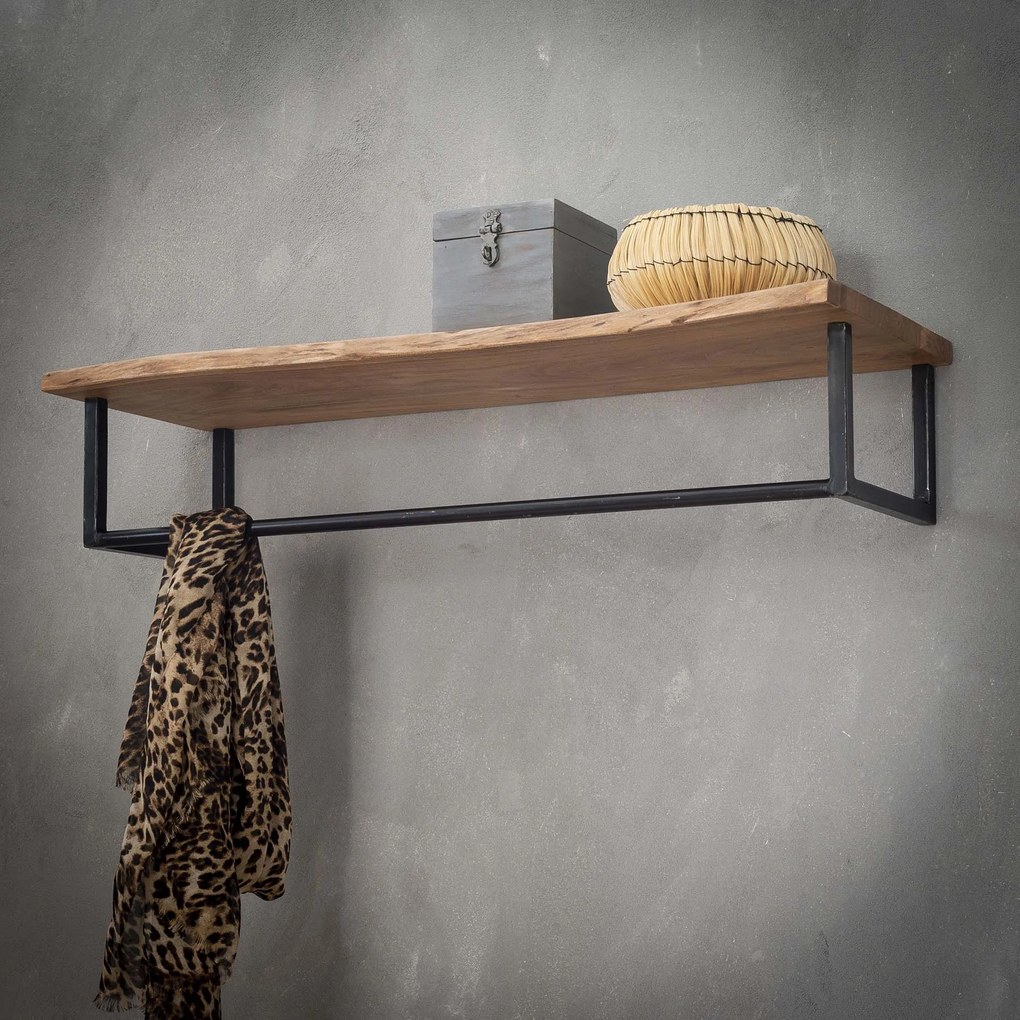 Houten Kapstok Met Hoedenplank
