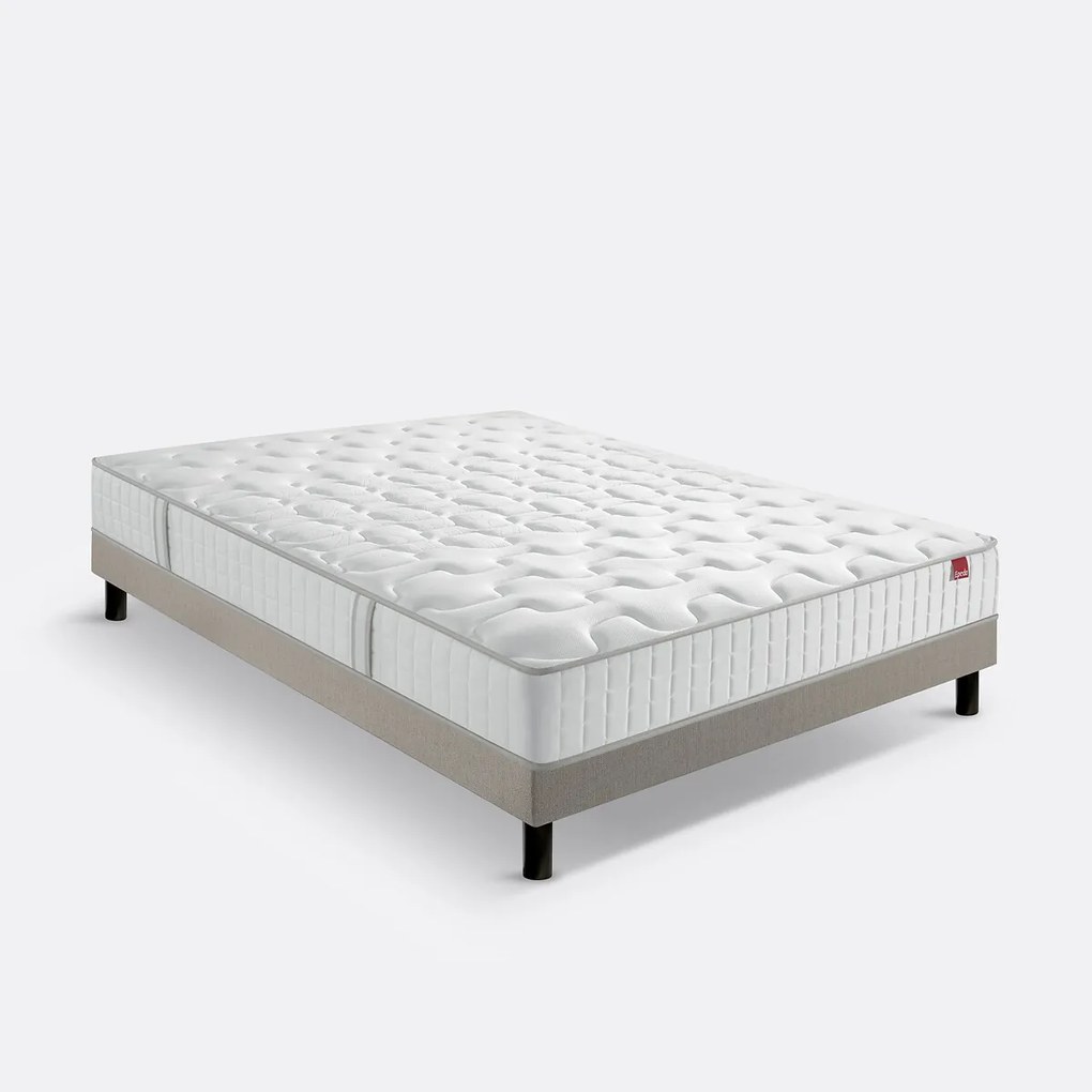 Ensemble matras met veren le Poétique + beddenbodem