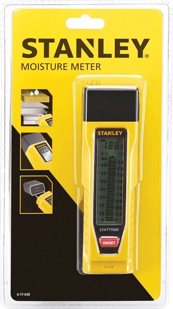 Stanley Vochtmeter 0-77-030– Digitale Vochtmeter voor Hout&Bouwmaterialen