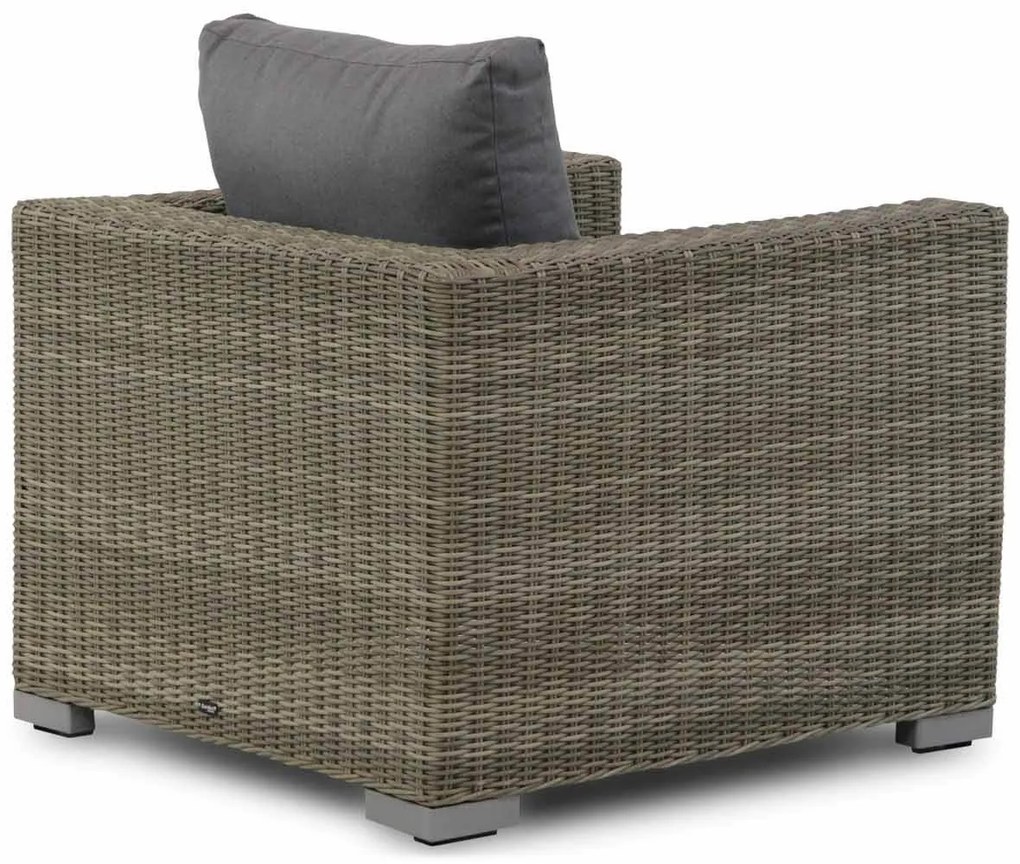 Loungeset  Wicker Taupe 2 personen Garden Collections Toronto