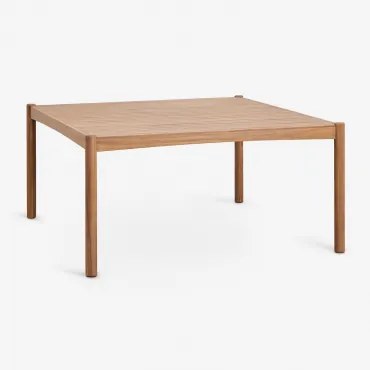 Tuin Tafel Vierkant 150x150 Cm In Acaciahout Aderyn Acacia Bruin - Sklum