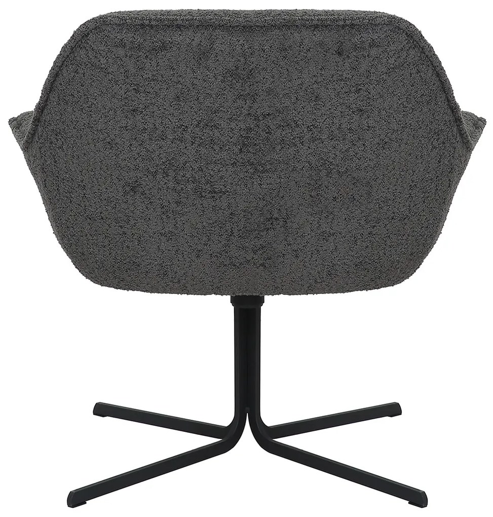 Starfurn Mila Draaibare Fauteuil Chenille Donkergrijs