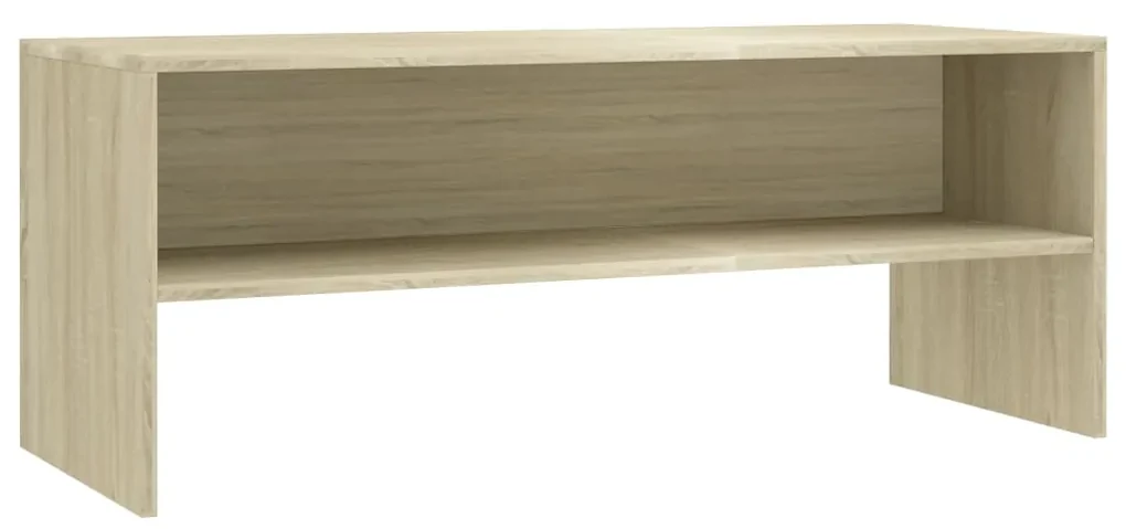 vidaXL Tv-meubel 100x40x40 cm bewerkt hout sonoma eikenkleurig