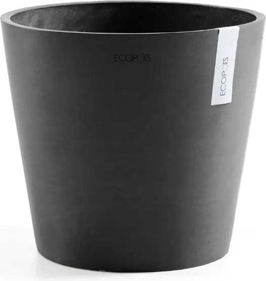 Ecopots bloempot Amsterdam 40 - Rond - Dark Grey - Diameter 40 x H34,5 cm