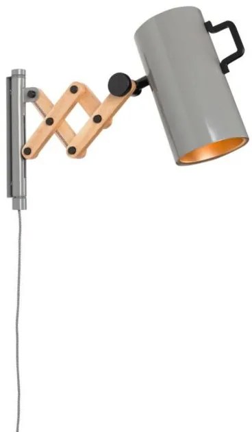 Wandlamp Flex Grijs