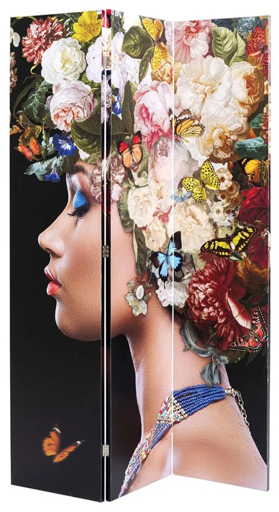 Kare Design Flowery Shoulder Vs Bunch Flowers Kamerscherm Dubbelzijdig Schilderij