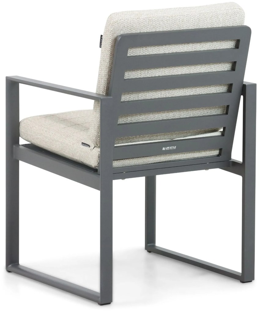 Tuinstoel Aluminium Grijs-antraciet Lifestyle Garden Furniture Nuno