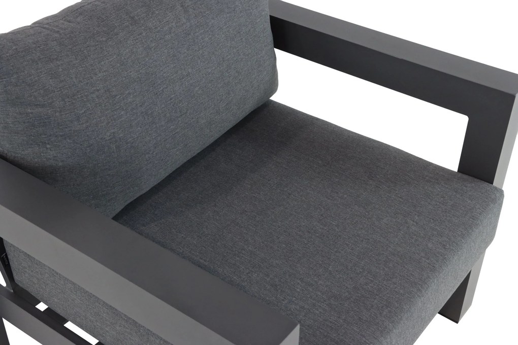 Tuinstoel Aluminium Grijs-antraciet Lifestyle Garden Furniture Luca
